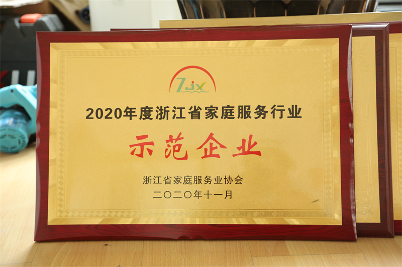 2020年度浙江省家庭服務(wù)行業(yè)示范企業(yè)